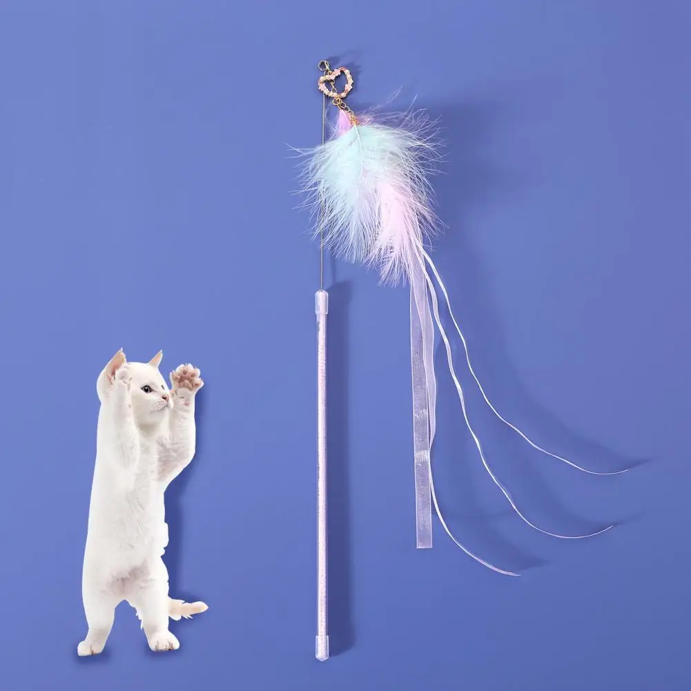 

Durable Fairy Wand Nice-looking Lightweight Exquisite Workmanship Teasing Cat Stick for Household