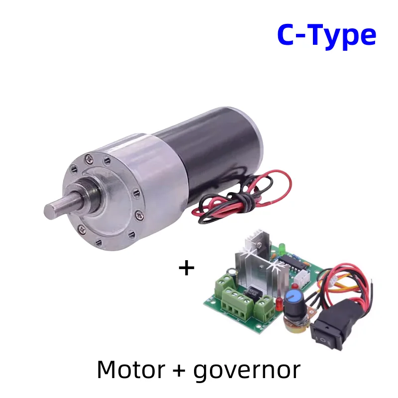 Двигатель с эксцентриковым валом 12 В 24 постоянного тока цельнометаллический
