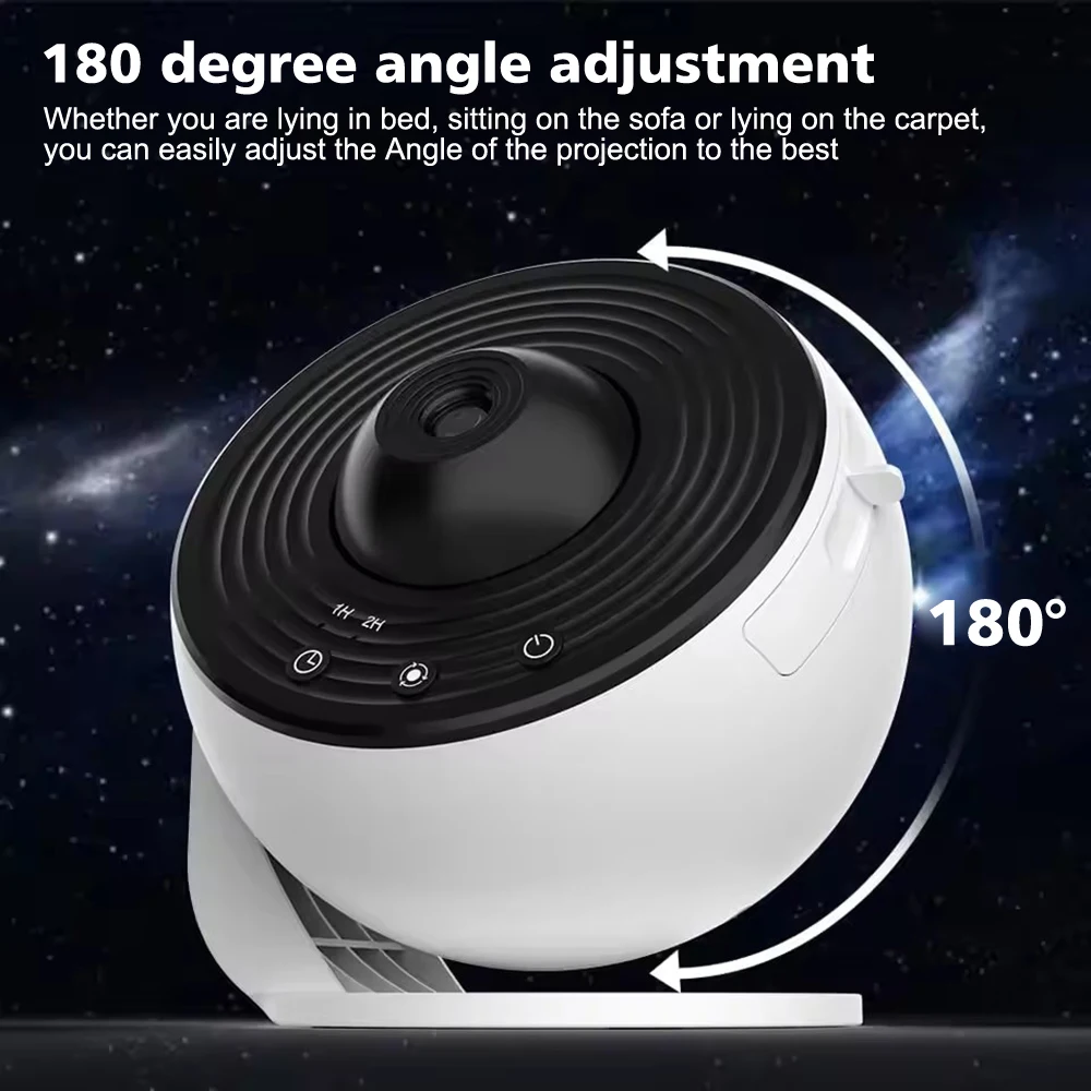Новый звездный проектор Galaxy Light Projector Регулируемый фокус Проекционная лампа для