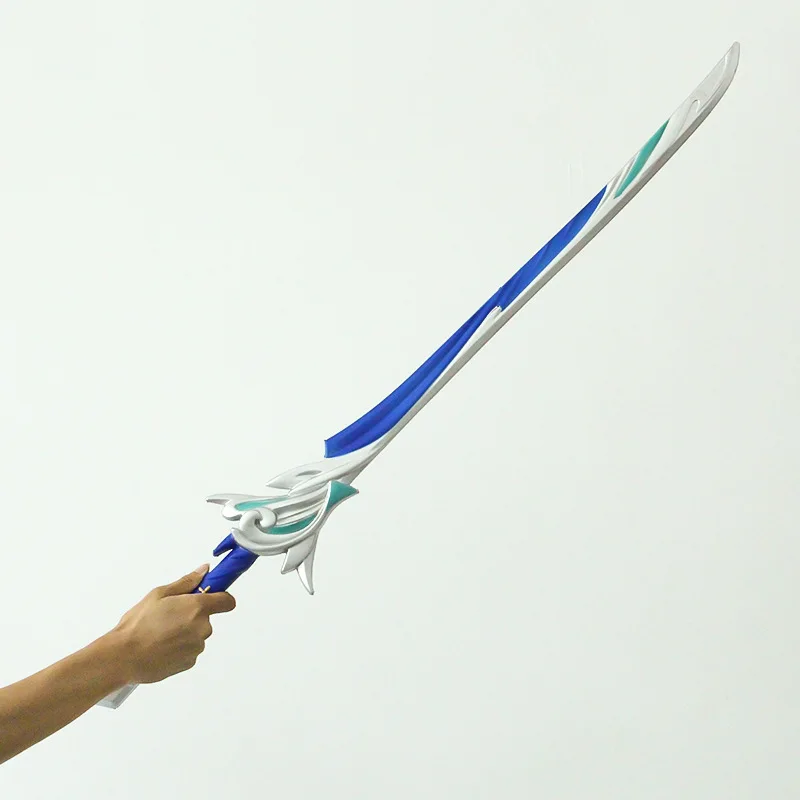 Фото Эксклюзивное оружие Genshin Impact Kamisato Ayato, оружие, оружие, Харан Geppaku, проект косплея, 100 см, меч из искусственной кожи, карнавальное оружие на Хэлл... №1