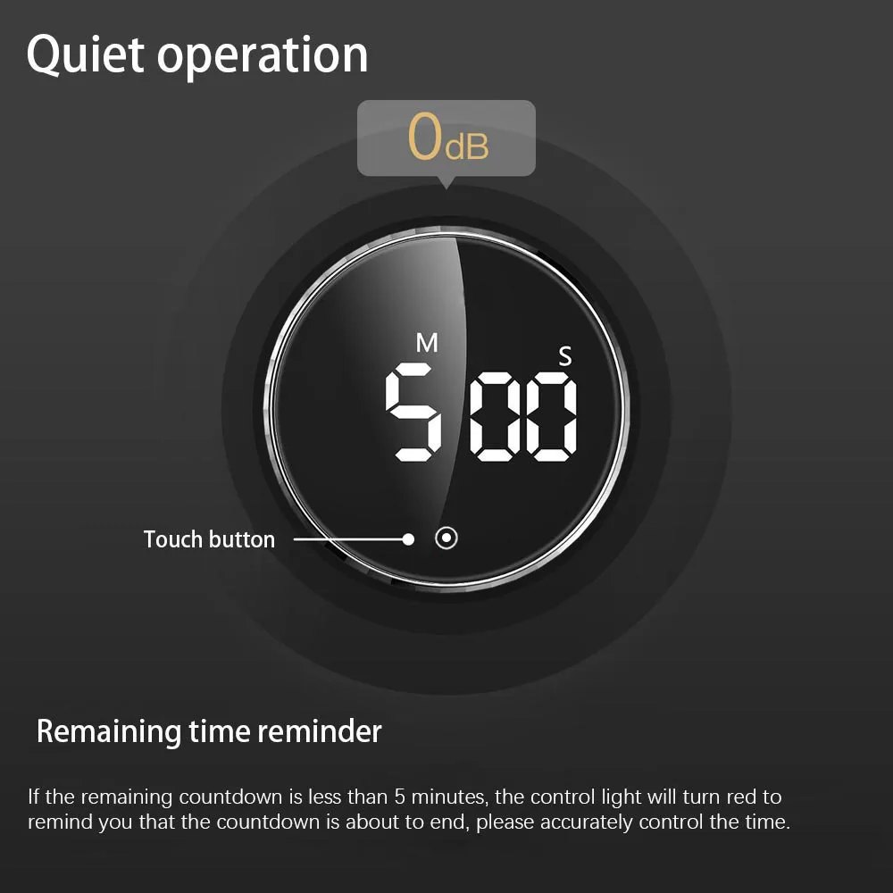 Магнитный цифровой таймер для кухни кухонный приготовления пищи и душа