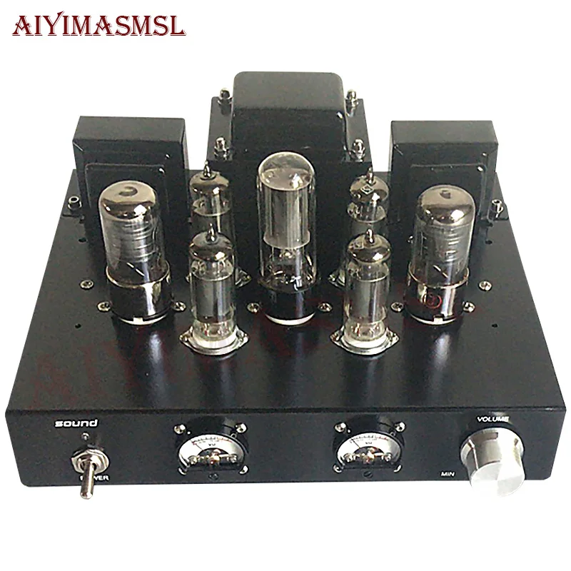 

AIYIMA SMSL 6W 2.0 6J4P 6AC7 Push 6P1 6N1N Single-ended Class A Parallel Vacuum Tube Power Amplifier 5U4C Handmade Amplifier Aud