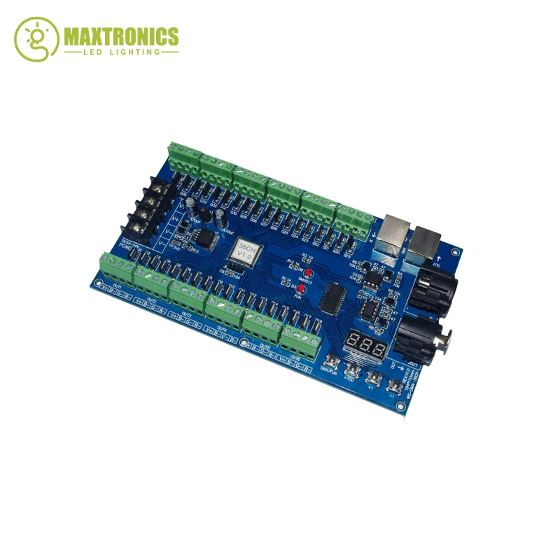 

Декодер Dmx512, Led-контроллер для светодиодной ленты, 12 групп, 1 шт.