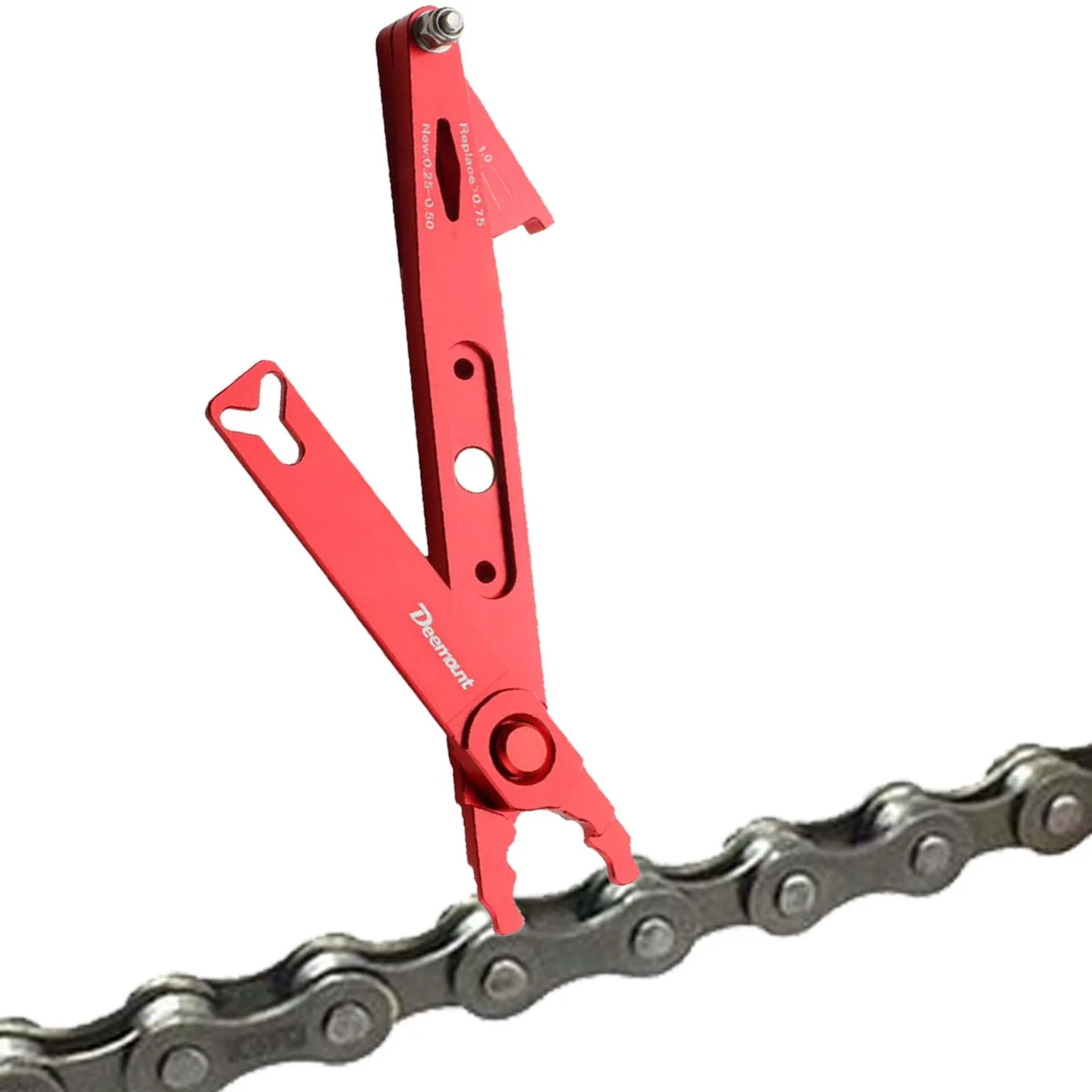 

Bicycle Chain Measuring Ruler Bike Chain Wear Indicator 2 In 1 Bicycle Chain Checker Tool With Buckle Plier Bicycle Chain Gauge