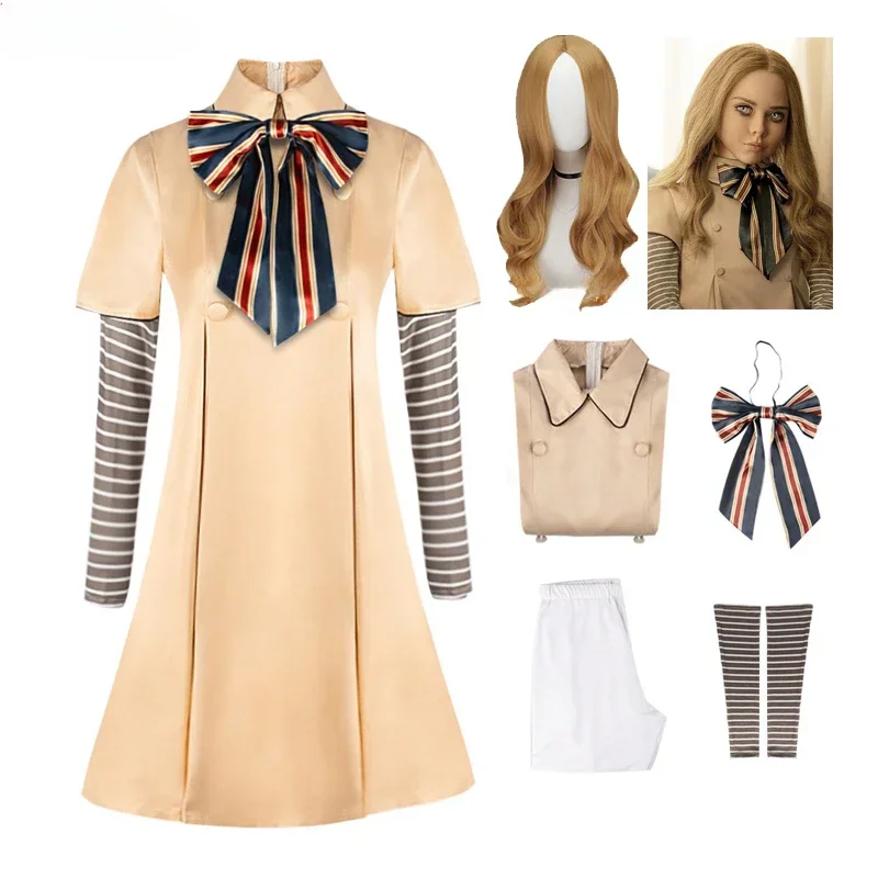 

MEGAN Cosplay Dress for Kids Girls Women AI Doll Robots Megan Dresses Uniform Two Thousand and Twenty-three Halloween Costumes