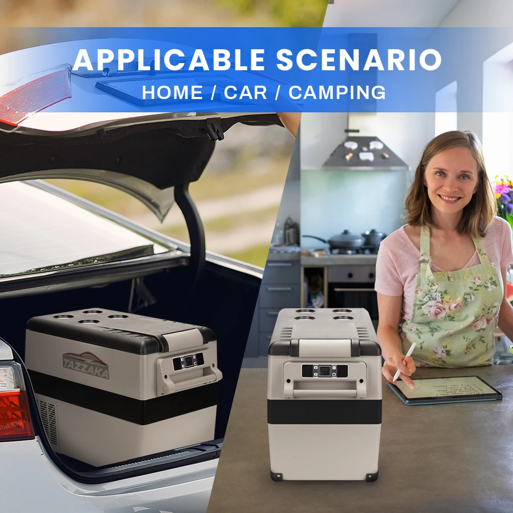 

55L 12V 12/24V DC & 110-240V AC мини-компрессор Холодильный охладитель, маленький холодильник для автомобиля, грузовика, крутой ящик, Летние путешествия