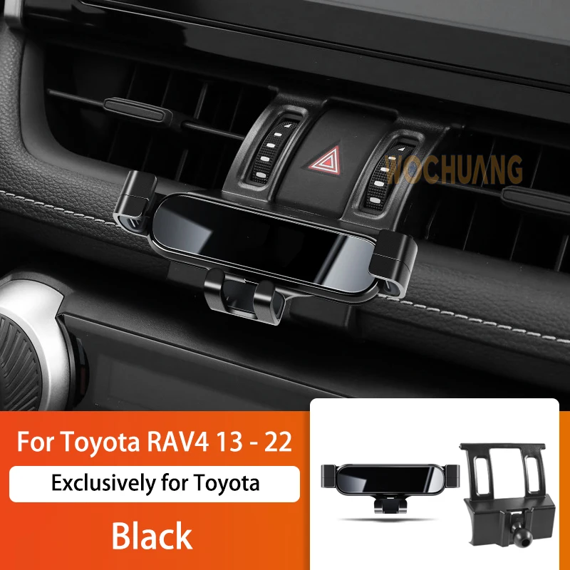 

Car Mobile Phone Holder For Toyota Rav4 2013-2022 360 Degree Rotating GPS Special Mount Support Navigation Bracket Accessories
