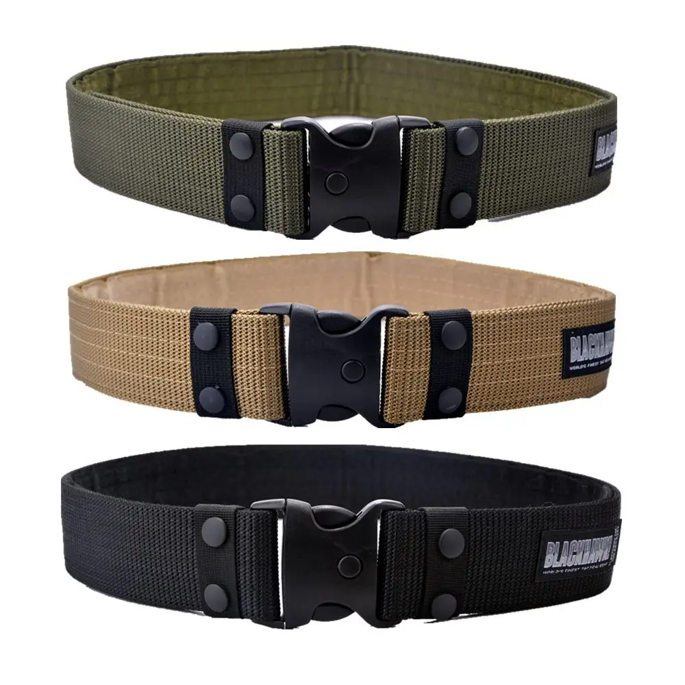 Tactical Belt Fashion American Canvas Belt Men'S Multi Function Design Casual Travel Mountaineering Gauge Training Belt A3394