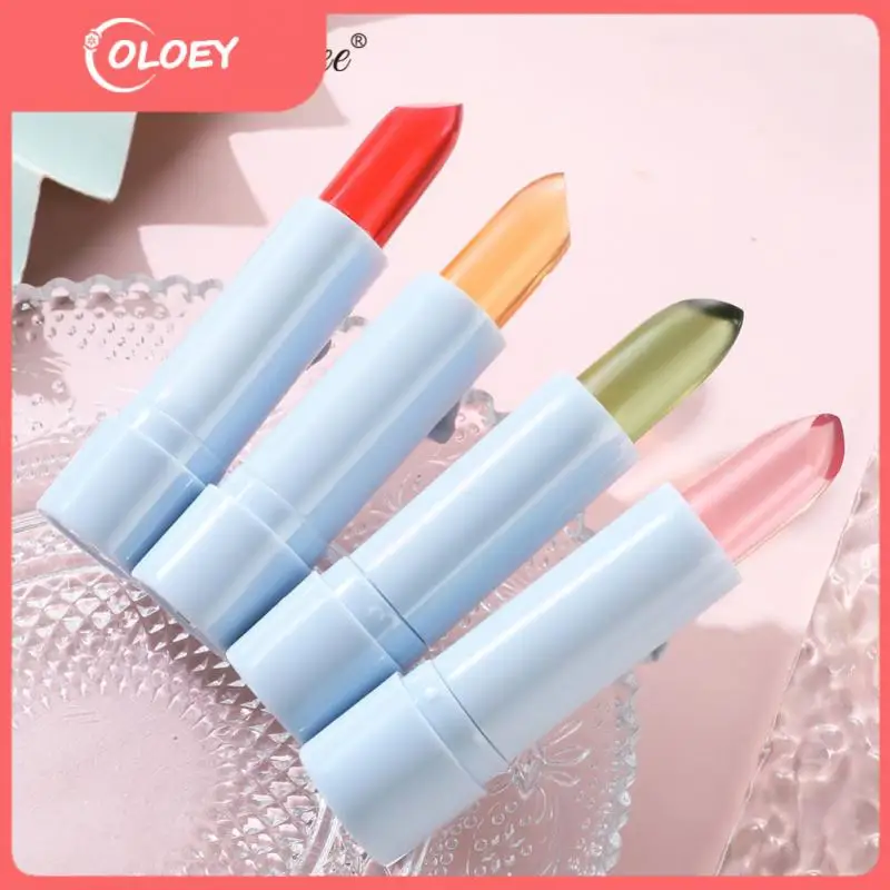 

Repair Dull Dry Lips Color Change Lipstick Aloe Jelly Lip Balm Lip Nourishing Moisturizing 4 Colors Lip Care Balm Lips Makeup
