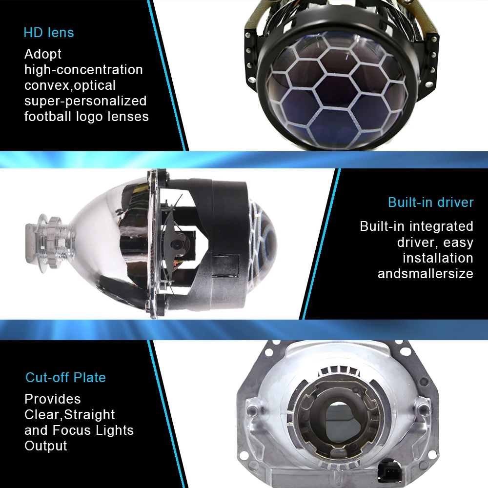 2 5 дюйма 100 Вт фотолампа для внедорожника