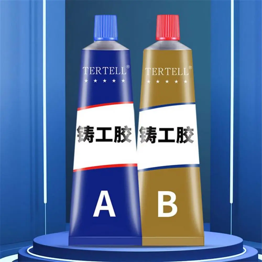 Universal A&B Adhesive Gel Strong Caster Glue Stainless Metal Repair Tin Welding Paste Heat Resistance Casting Agent Tool