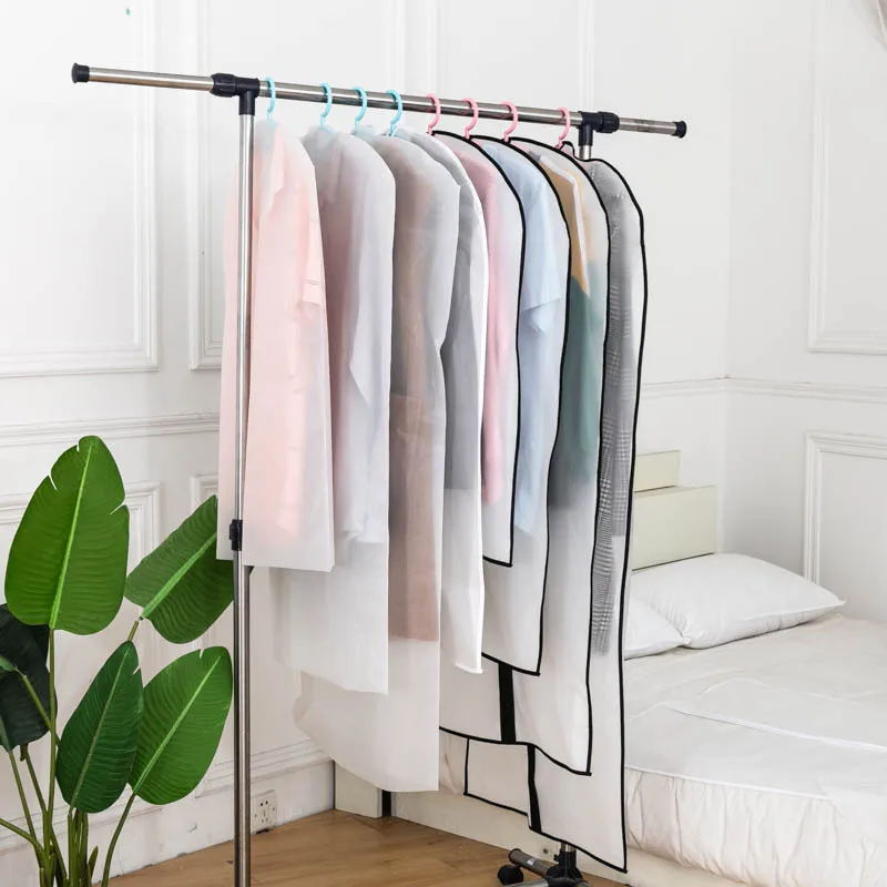 

3/6pcs Dust-proof Cover For Clothes Reusable Ziploc Bags Travel Storage Bag For Top Clothing Dress Suit Coat Clothes Organizer