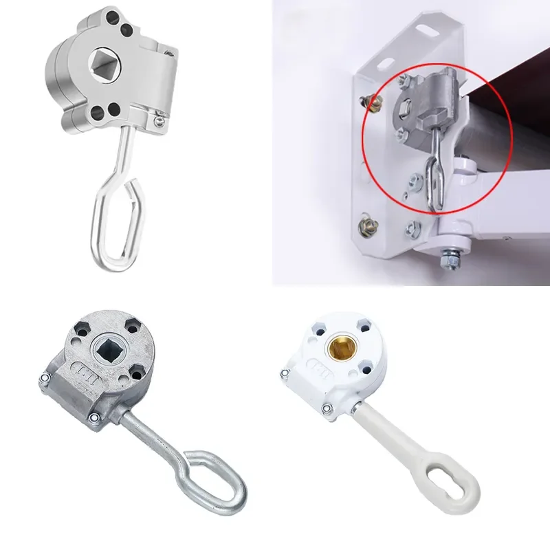 

Telescopic Awning Head All Aluminum Alloy Hand Crank Replacement Gearbox For Retractable Awning Rocker Shaft 11:1