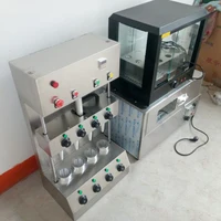High Quality Commercial Rotary Oven Pizza Forming Machine Glass Cabinet Heating Multifunctional Display Cabinet For Sale