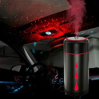 285ml car air humidifier starry atmosphere light aroma essential oil diffuser usb low decibel mute humidifier for car household
