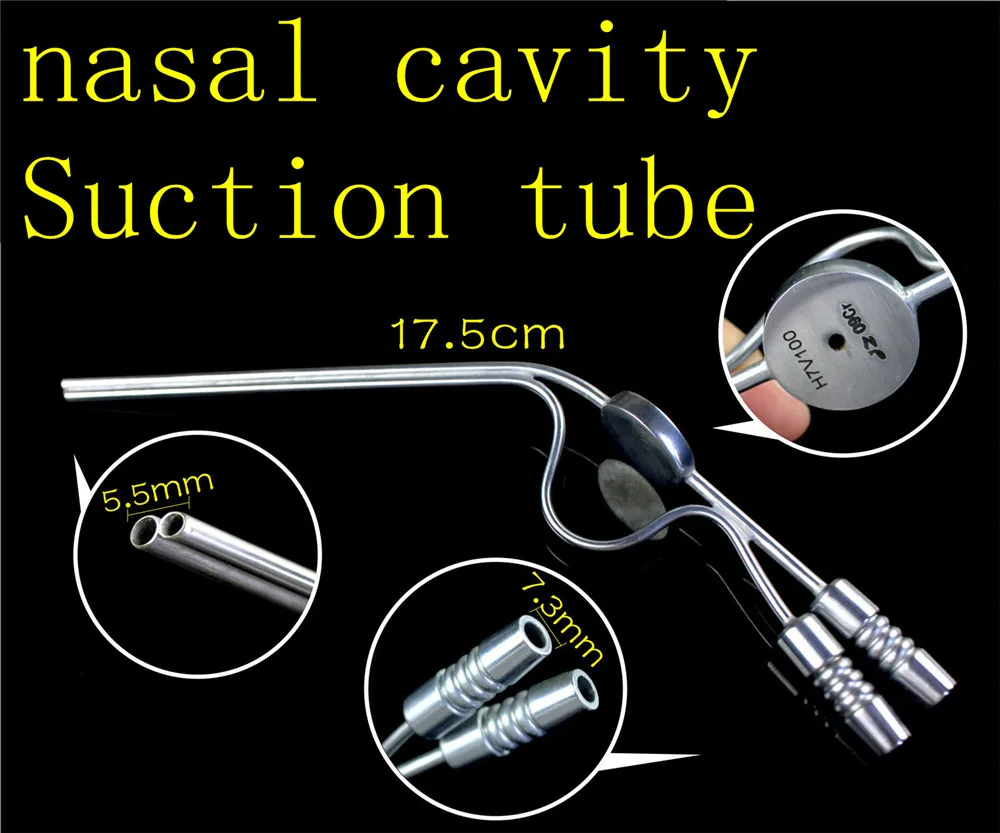 jz medical Otorhinolaryngology surgical instrument nose nasal cavity Suction tube with Rinse pipe Maxillary sinus lavage tube