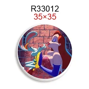 10 шт./партия декоративные акриловые серьги Рожер