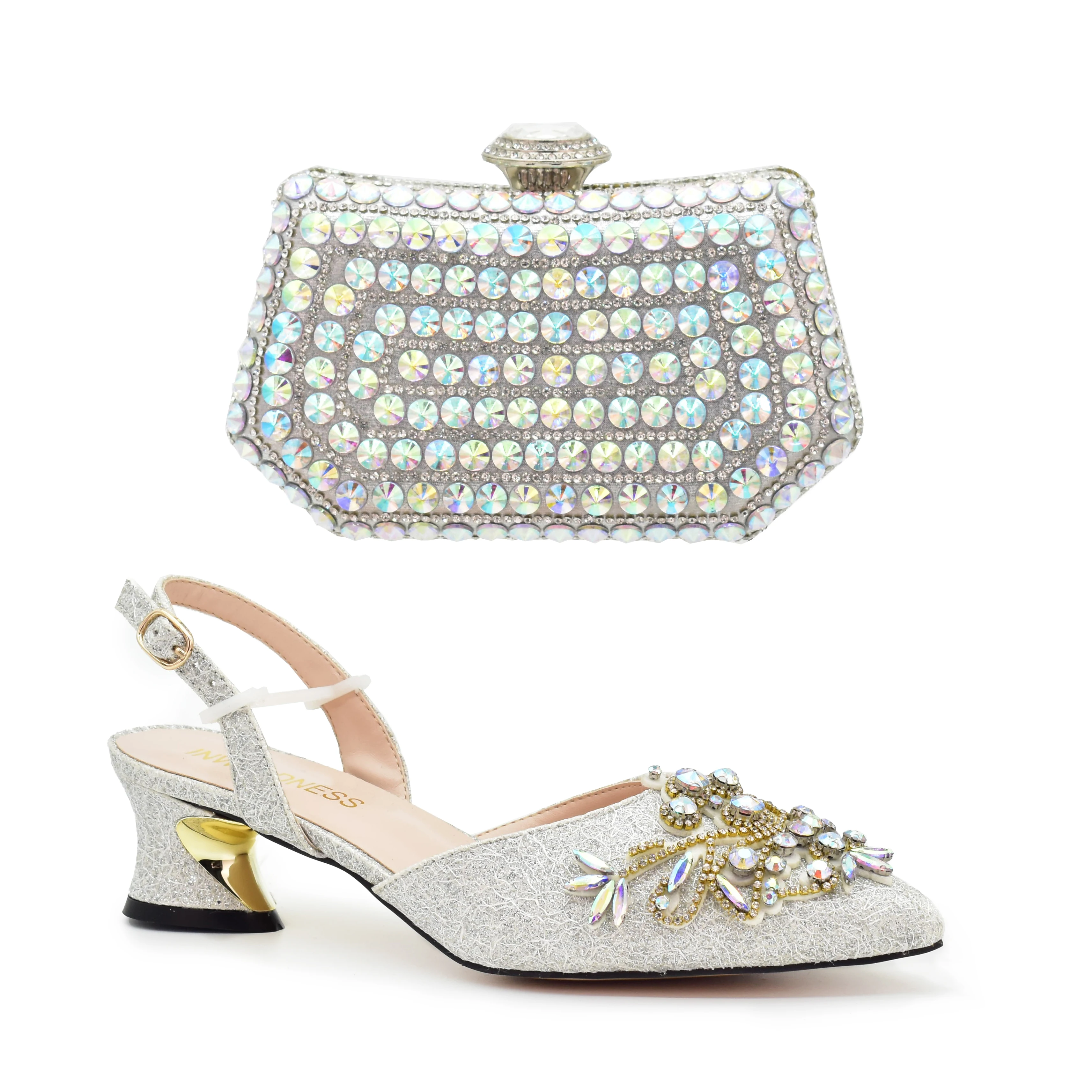 Красивые стильные итальянские туфли Doershow с подходящими сумками комплект женской