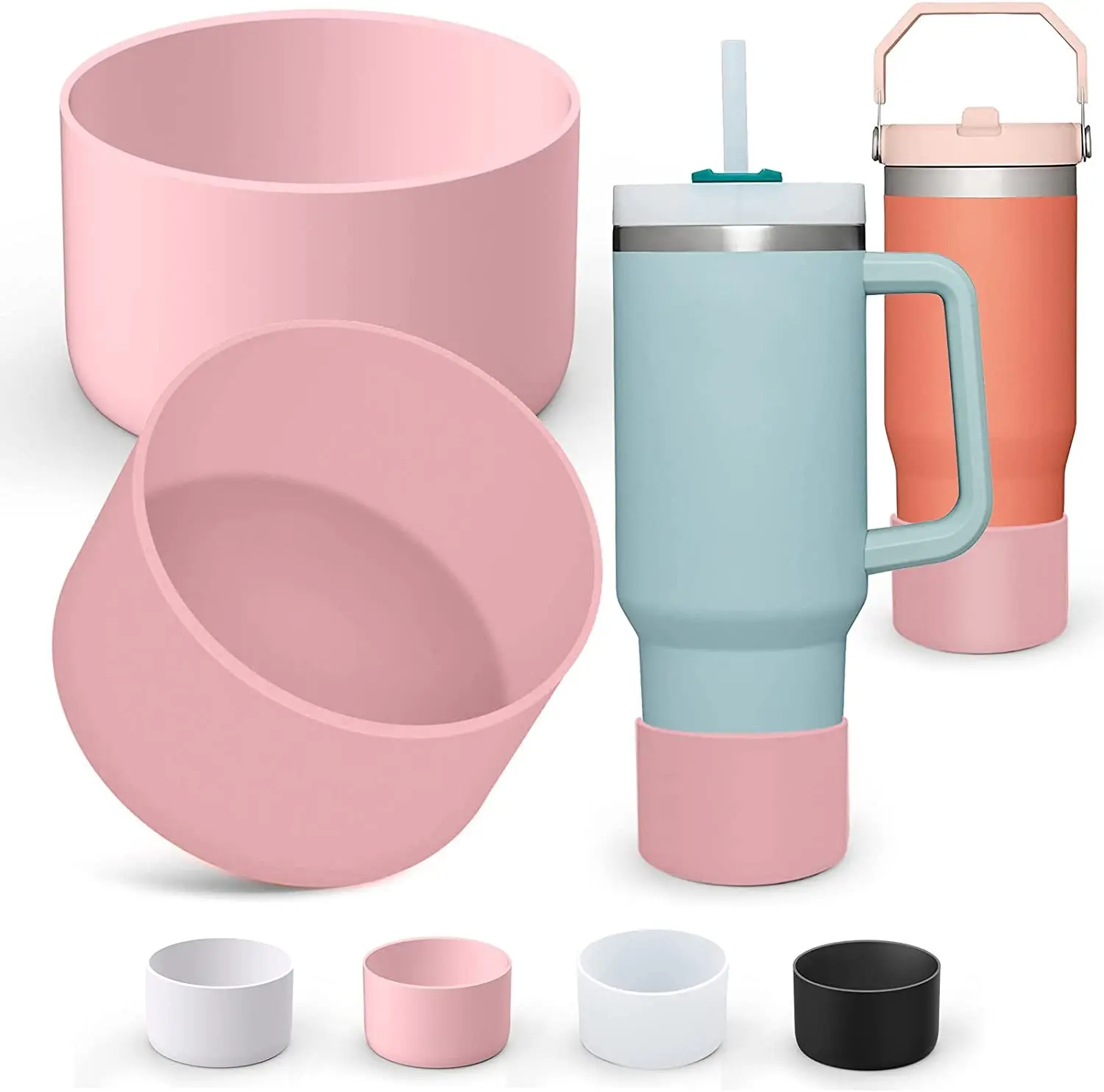 

Силиконовый чехол для чашки 7,5 см, полезный чехол для кружки, долговечный чехол для термокружки, термокрышка для пищевого класса, аксессуар, нескользящий