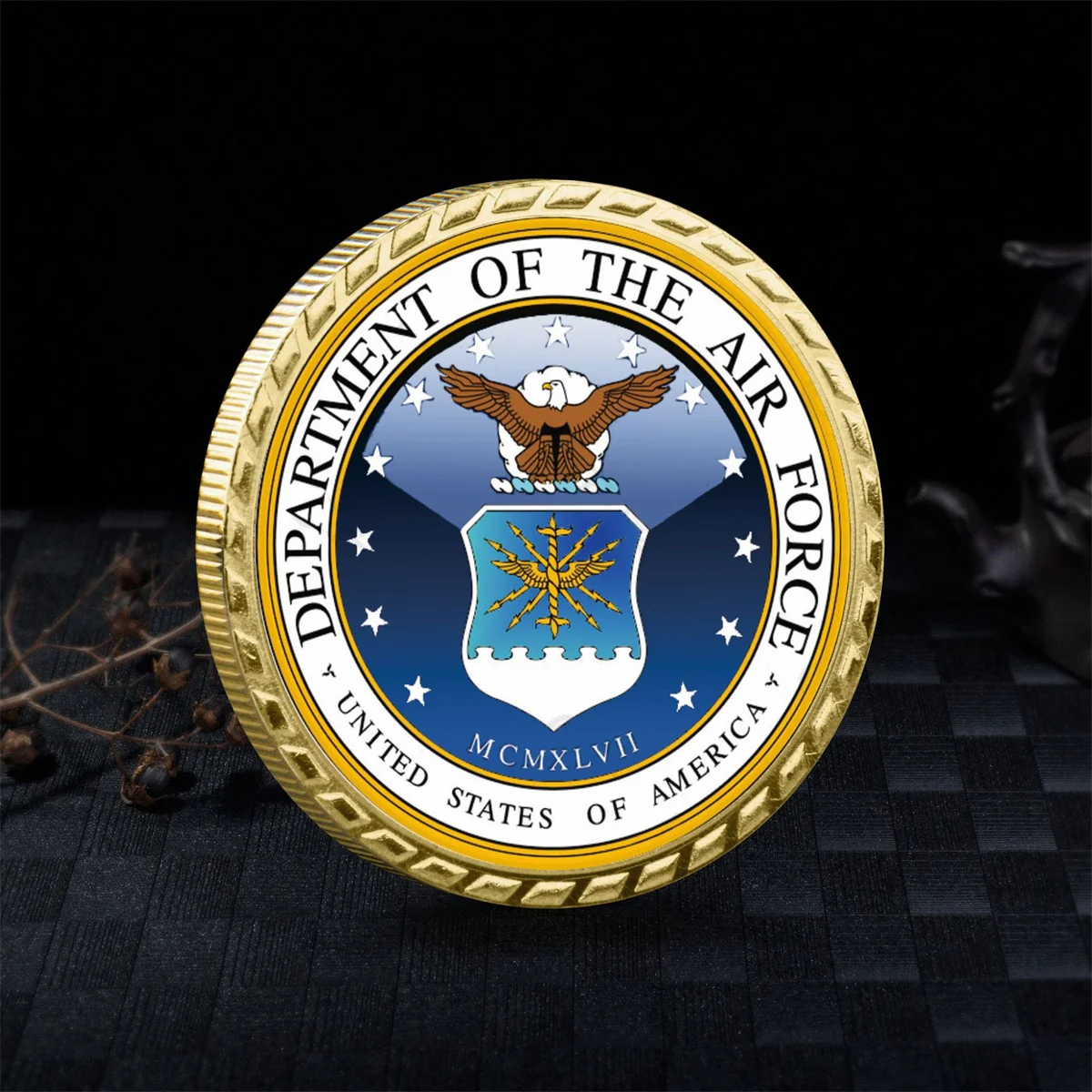 

American Space Coin Star Trek Air Force medallion US COIN Military