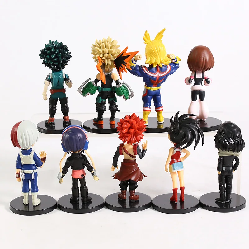 Моя геройская Академия Izuku Katsuki Shoto All May Ochaco Kyoka Yaoyorozu Eijiro Коллекционные Фигурки
