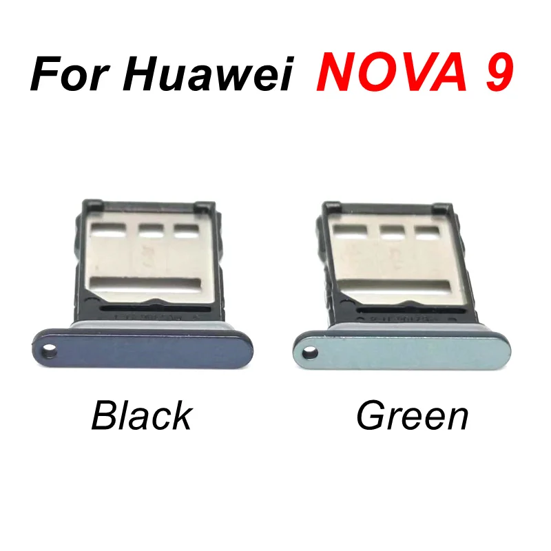 Для Huawei NOVA 9 SIM-карты лотки SIM Слот держатель Гнездо адаптер Замена черный зеленый