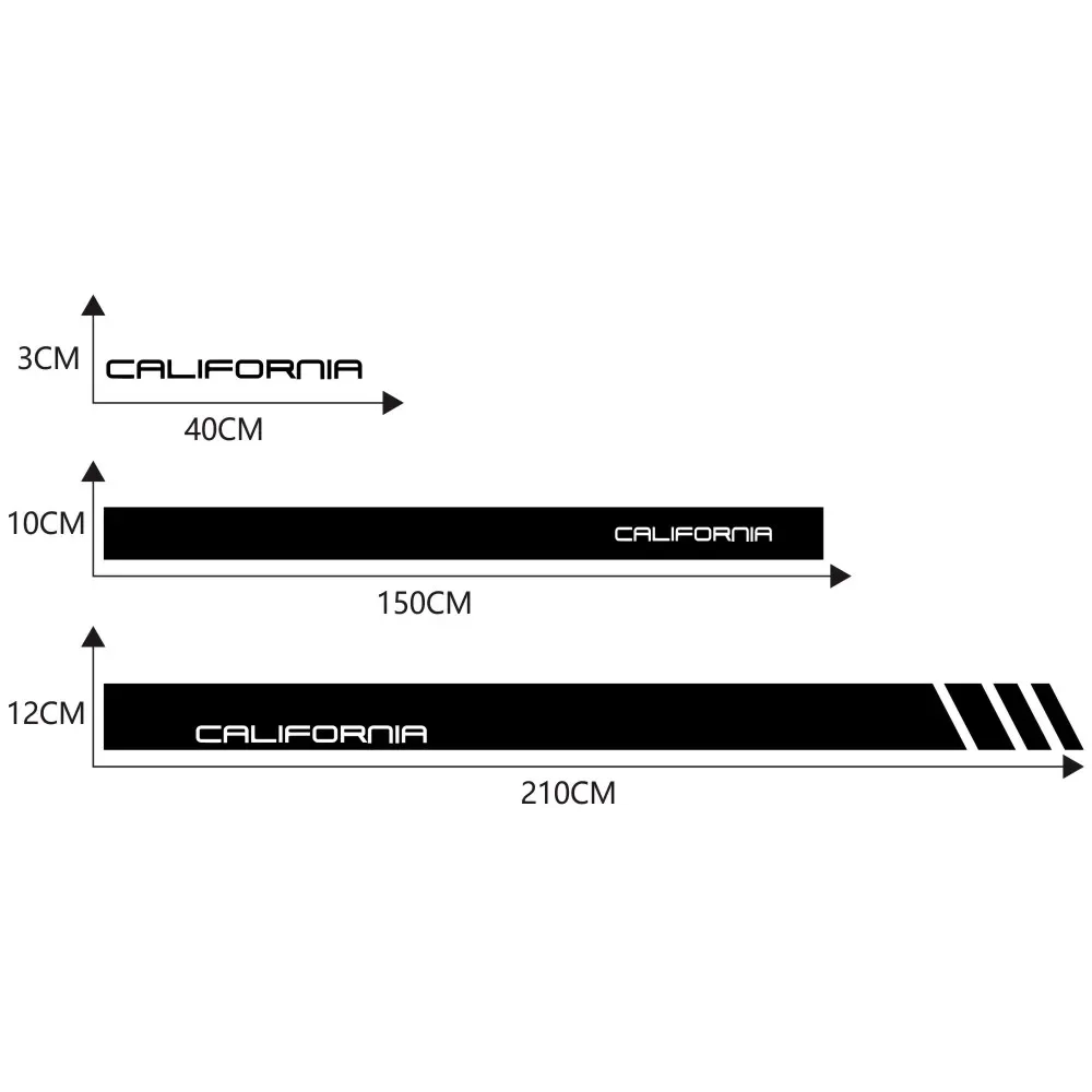 4 шт. автомобильные виниловые наклейки на дверь и боковую юбку