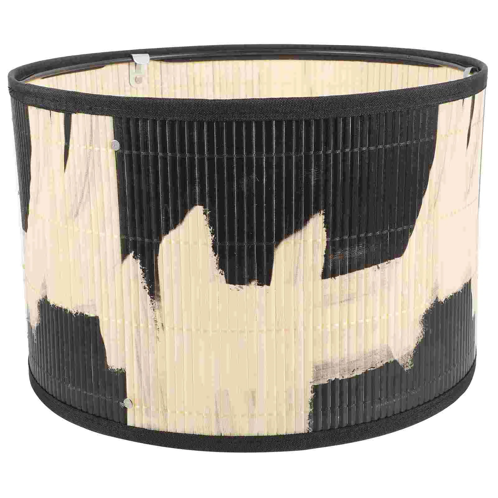 

Barrel Lamp Shades Pendant Light Only Chandeliers Large Rustic Unique Bamboo Table