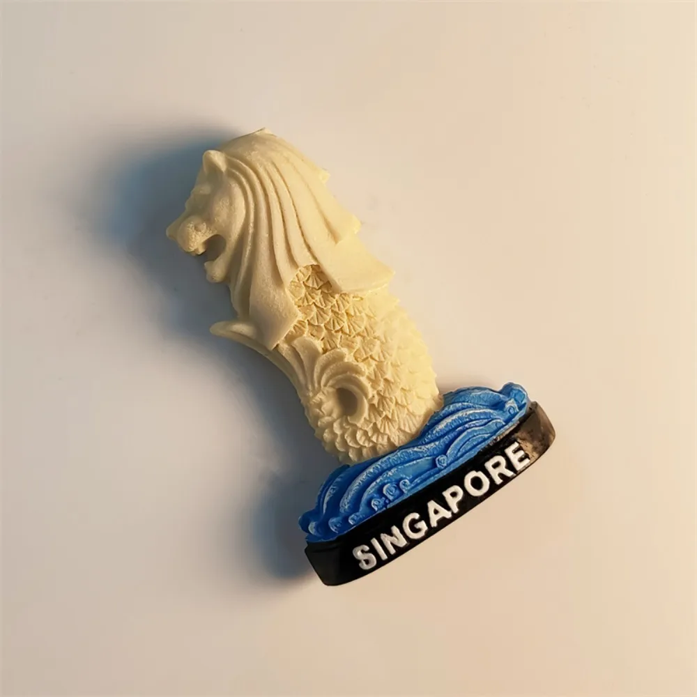 Фото Сингапурский городской пейзаж, магнит на холодильник, 1 шт., магнитный кухонный декор, сувенир для путешествий, подарок для друзей №5