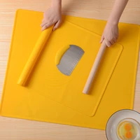 baking tools set silicone pastry mat with measurements stainless steel dough scraper wood rolling pins for pasta cookies pie piz