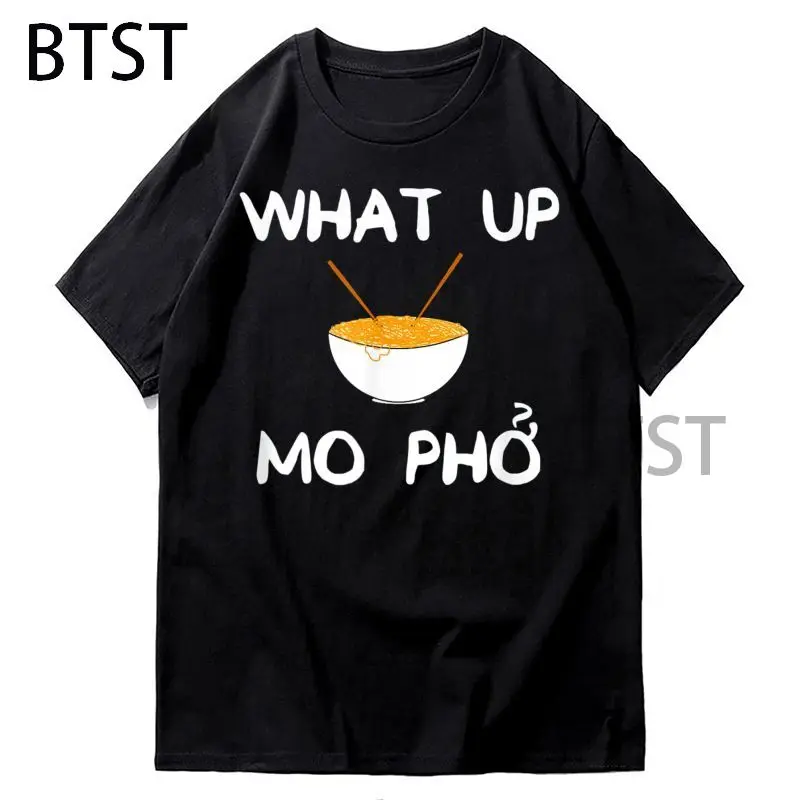 

Забавная футболка с рисунком МО Фо с мишкой лапша, кавайная винтажная Хлопковая мужская футболка, эстетические футболки, новинка, футболка, ...