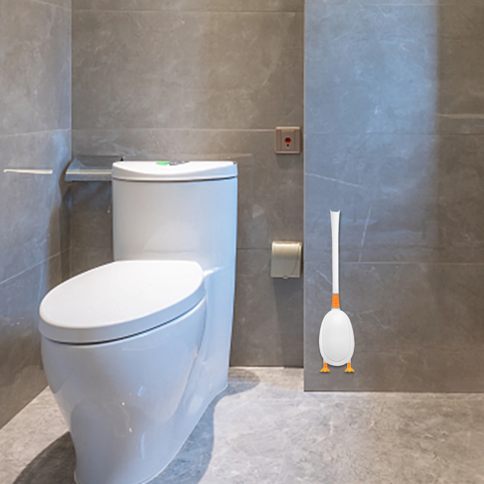 Настенная щетка для унитаза гибкая с держателем чистящая ванной комнаты удобный