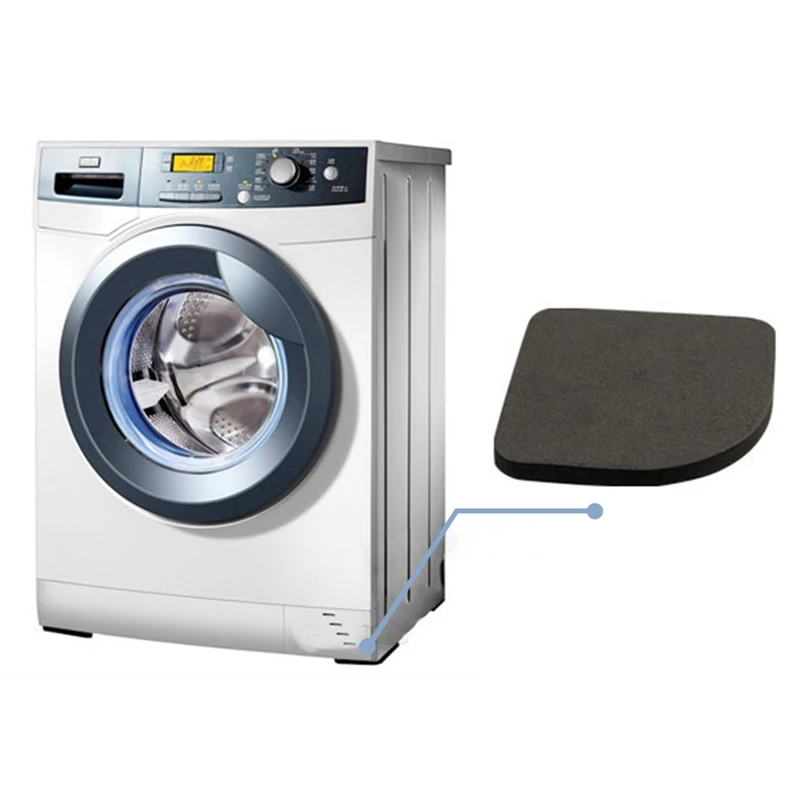 

Washing Machine Anti Vibration Pad Shock Proof Non Slip Foot Feet Mat Refrigerator Floor Furniture Protectors Noise 4pc