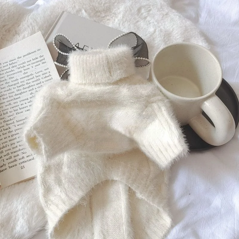 

Мальчик Собаки Крем теплый Чихуахуа питомец Белый Зима Милая Осенняя маленькая милая одежда Mascotas хлопковая одежда свитер собака супер