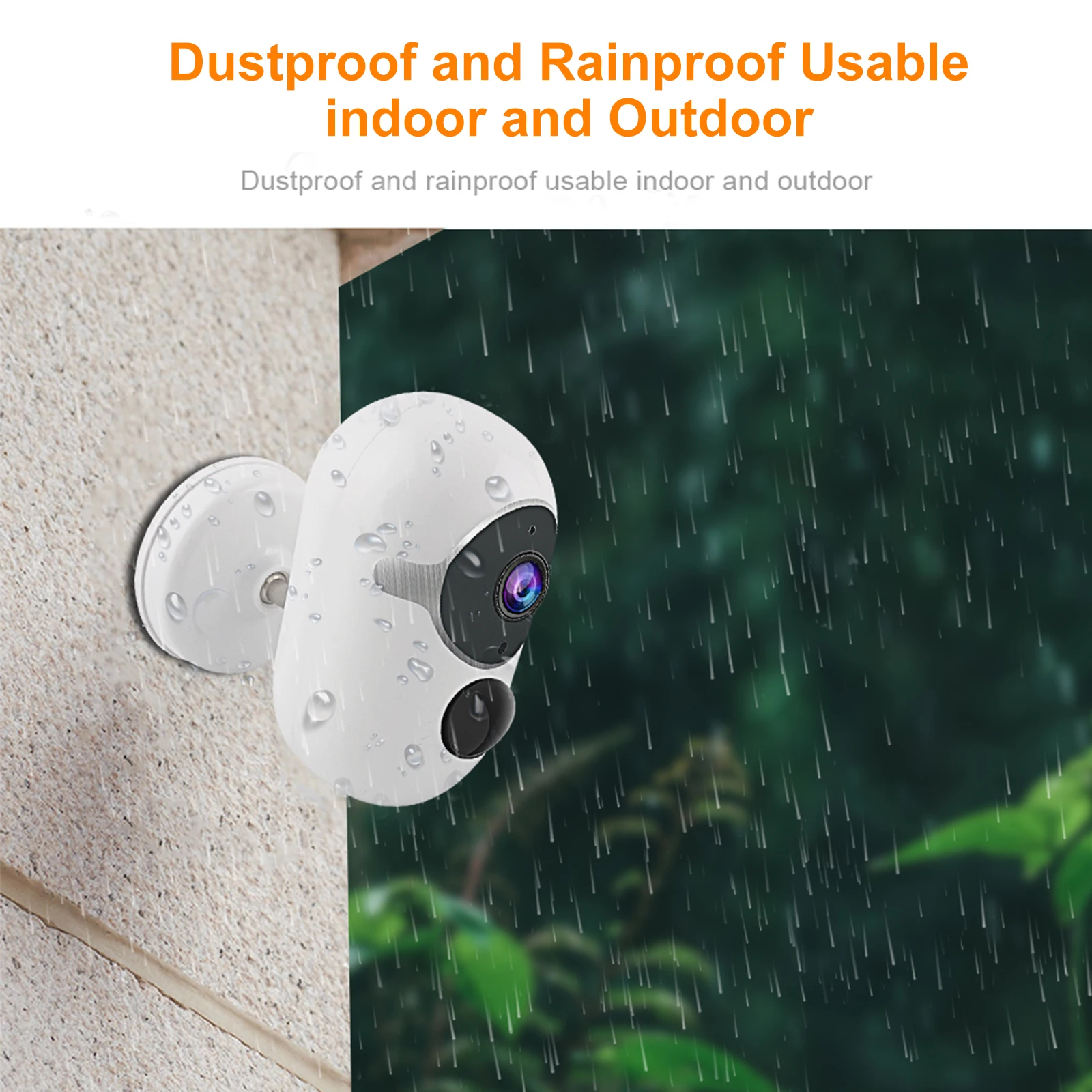 

1080p HD Wi Fi Video Surveillance Camera Night Vision Waterproof Wireless Remote Monitoring Smart Security Camera for Outdoor