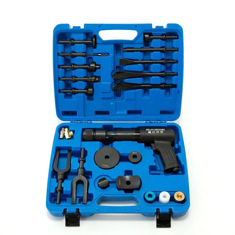 

Pneumatic Concrete Breaker Ball Joint Auto Repair Set Remover Flat Point Chisel Plane Air Hammer kit Pneumatic Separating Fork