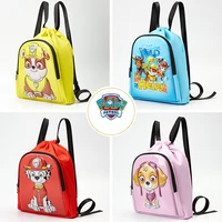 paw patrol waterproof backpack cartoon chase skye anime figure childrens swimming bag drawstring storage bag children gift