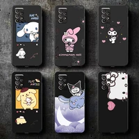 hello kitty kuromi phone case for samsung galaxy s8 s8 plus s9 s9 plus s10 s10e s10 lite 5g plus soft silicone cover coque