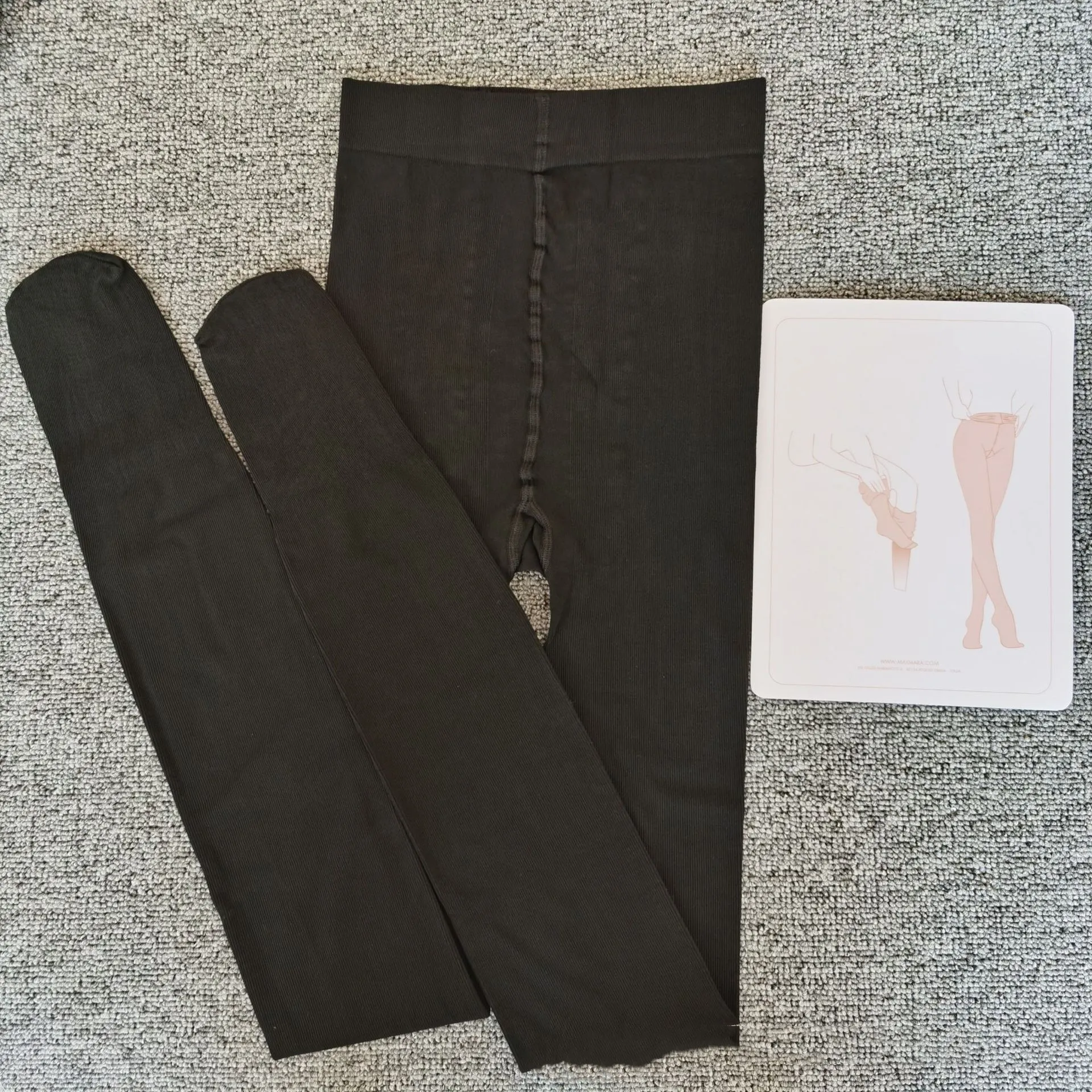 

Women's Leggings Solid Color Fleeceless Elastic Waist Female Slim Sculpting Yoga Pants