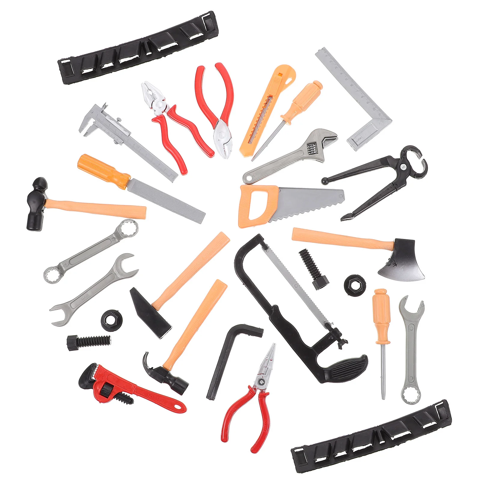 

2 Set Simulation Repair Tool Tools Kids Infant Kit Toys Hacksaw Playset Plastic Child Safe