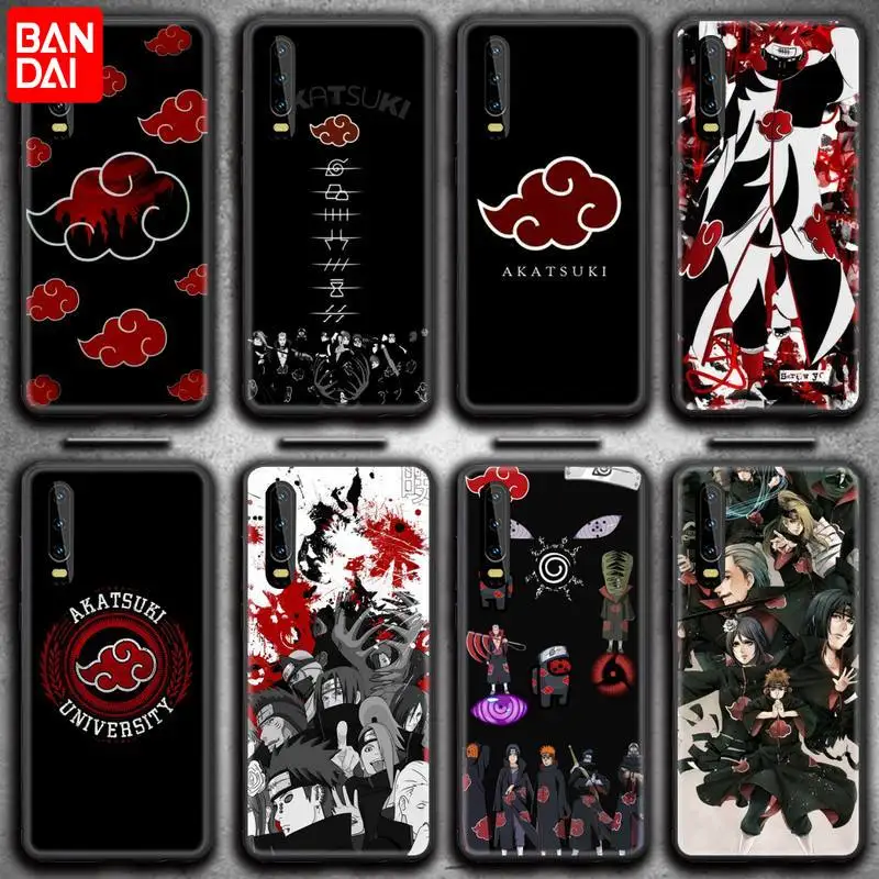 

Naruto Akatsuki logo Phone Case for Huawei P20 P30 P40 lite E Pro Mate 40 30 20 Pro P Smart 2020