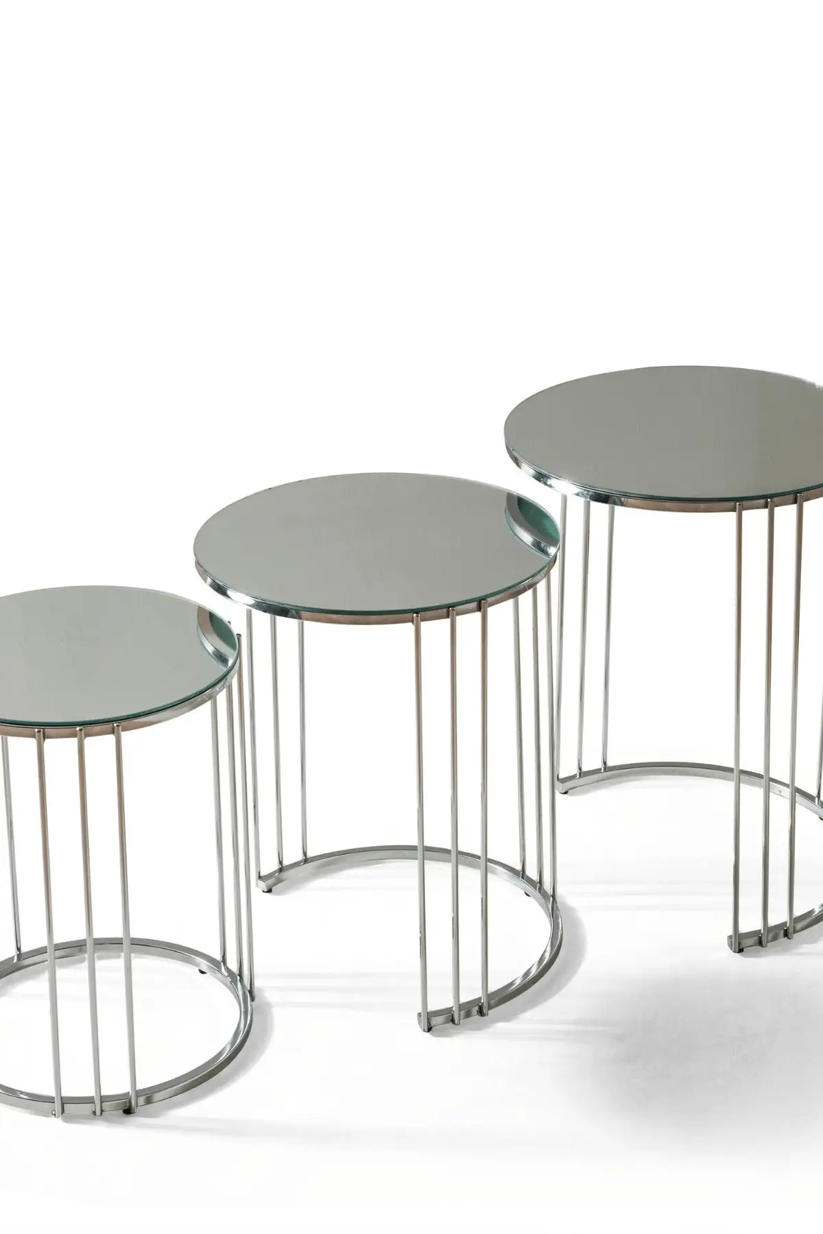 

Napoli Chrome Metal Legs Smoked Mirrored Zigon coffee table 3'l coffee tables table basse furniture living room table