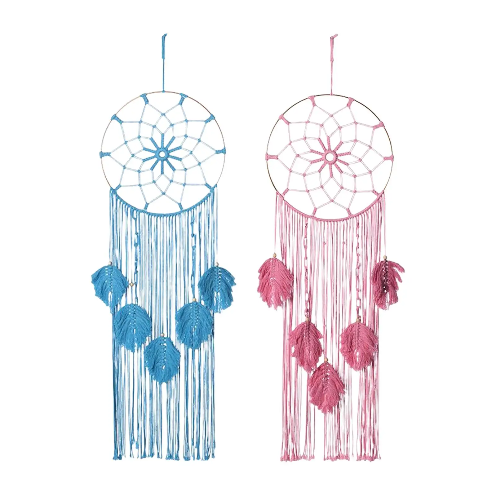 

Boho Macrame Wall Hanging Decoration Ornament Dreamcatcher for Living Room