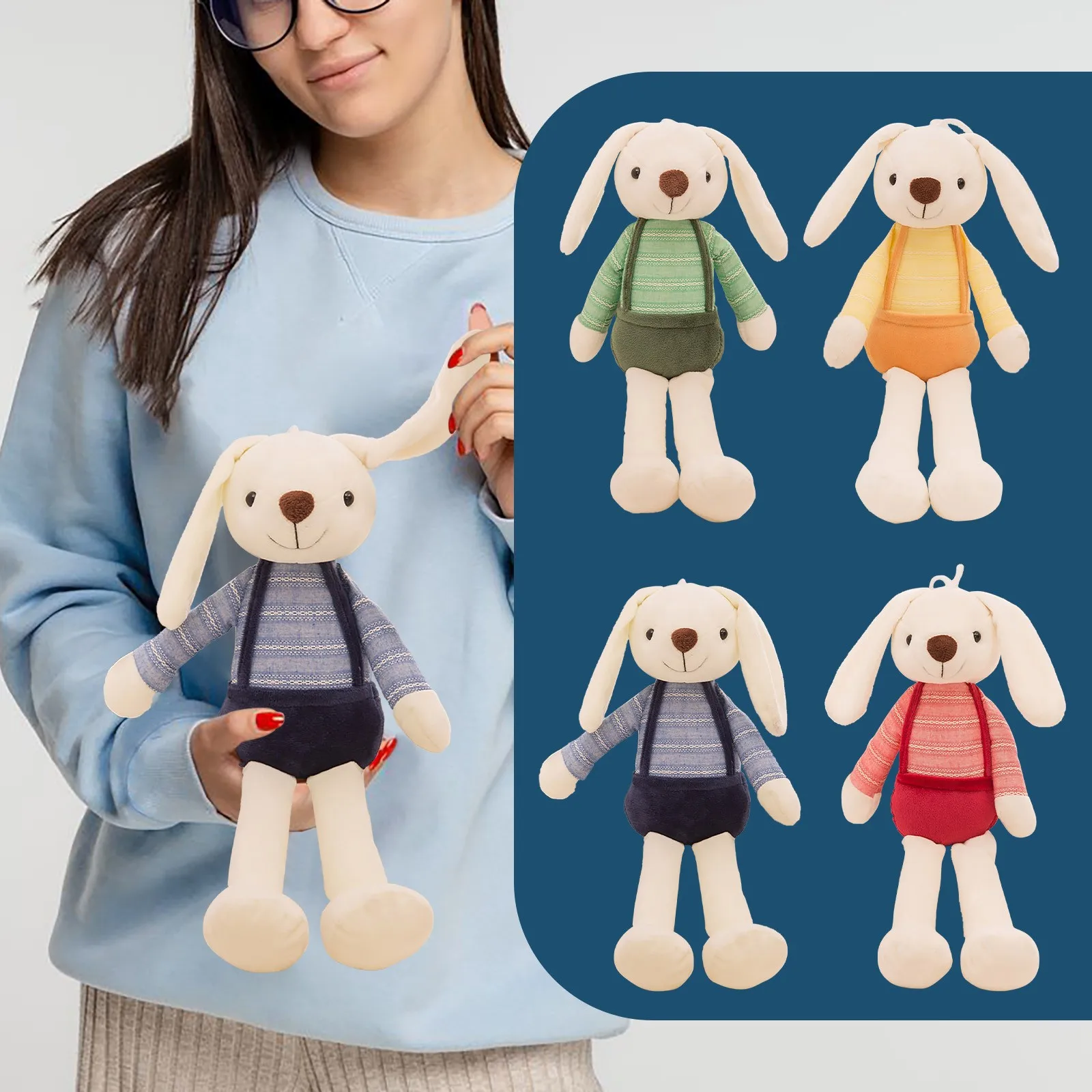 

Новинка 2023, пасхальные подарки для детей, украшения ручной работы, кролик, животное