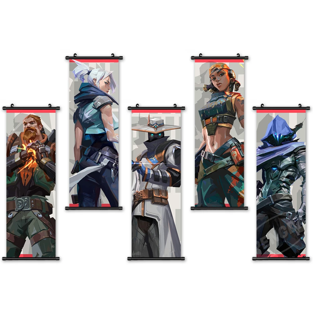 

Настенное изображение, классический холст, настенные персонажи, картины, картина, напечатанный валорант, плакат, пластиковые подвесные сви...