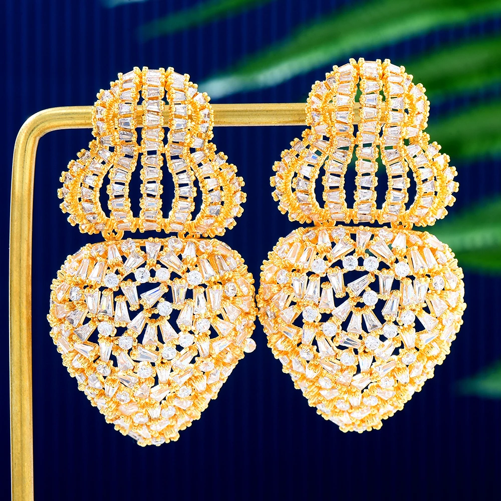 

Роскошные модные индийские женские ювелирные изделия Blachette Dubai со стразами и фианитами для свадьбы, помолвки, вечевечерние, повседневные юв...