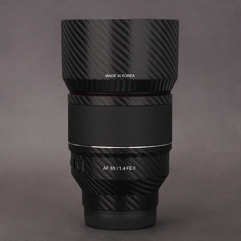 Для Samyang AF 85 мм F1.4 FE II наклейка на кожу виниловая пленка для объектива камеры
