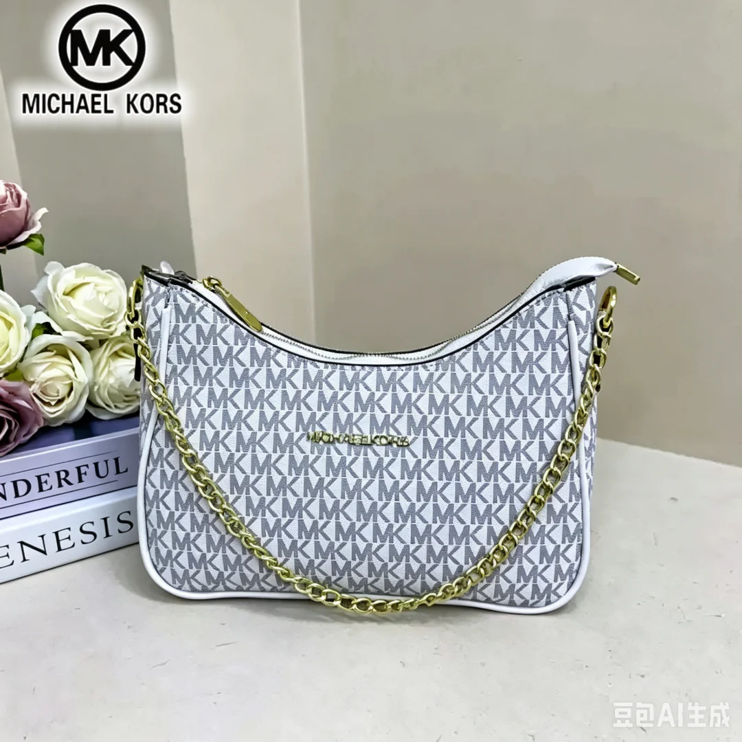 Фото Женская повседневная и модная сумка через плечо Michael Kors с цепочкой, универсальная сумка для переноски. №2