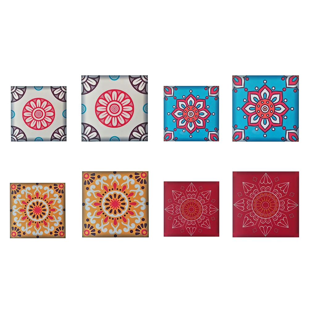 

Wall Border Tile Sticker Wall Sticker Removable Greek Buiding Blocks Peel Stick Oil Proof for Kitchen Floor Bathroom