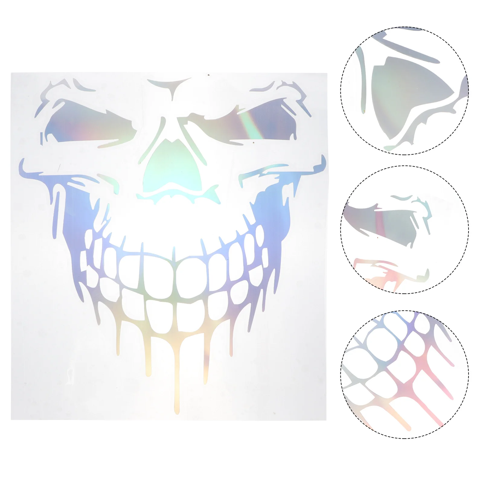 

Reflective Car Sticker Body Stickers Hood Bumper Decal Pattern Decals Head Truck